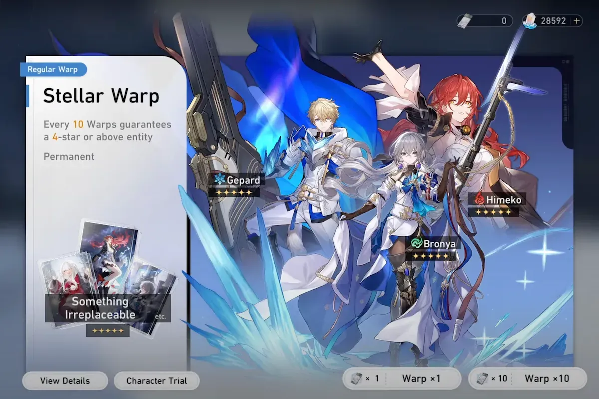 Image of Honkai: Star Rail UI